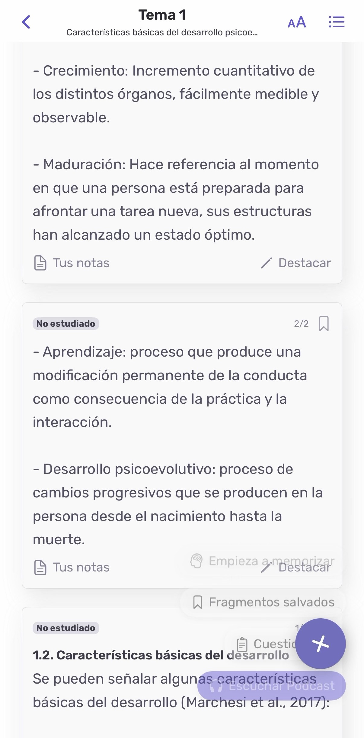 Estados y herramientas de los fragmentos